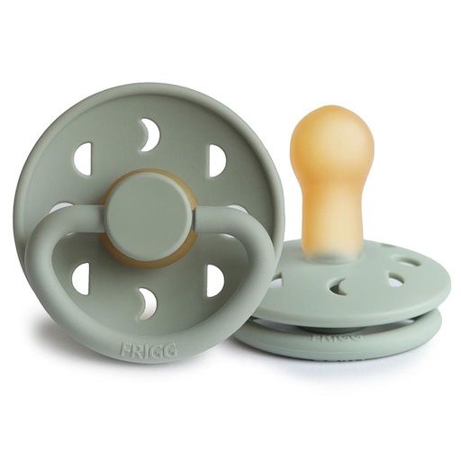 Pacifier latex moon (6-18months, 2 pieces)