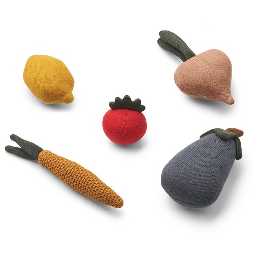*Ensemble de fruits et légumes (paquet de 5) Lisa vegetables multi mix 