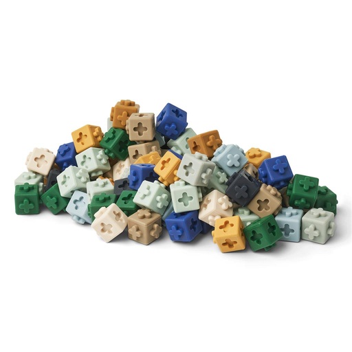 *Blocs de construction Cubels (100 pièces) midnight navy multi mix 