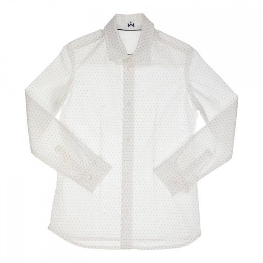 Hemd Linus wit-blauw 