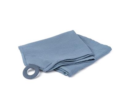 Drap d'allaitement Mom'n play tetra blue