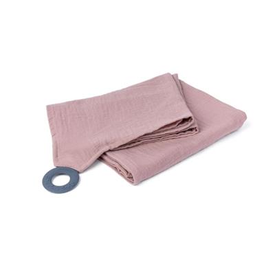 Tissu d'allaitement Mom'n play tetra pink 