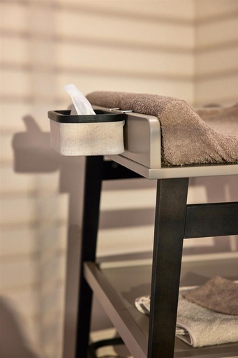Hanging rack (diaper/wipes cotton/bamboo black)  