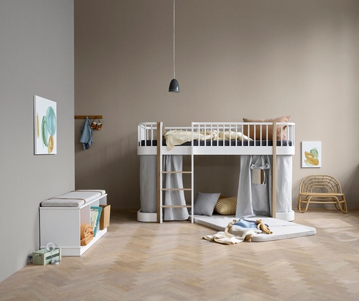 Rideau 138cm original loft bed Oliver Furniture nature