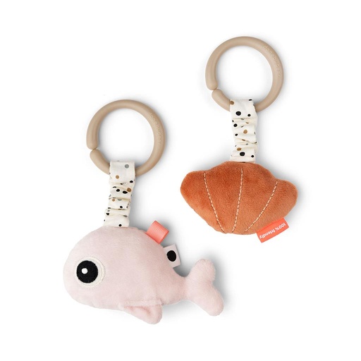 Hanging toy (2pcs) whale Wally powder 