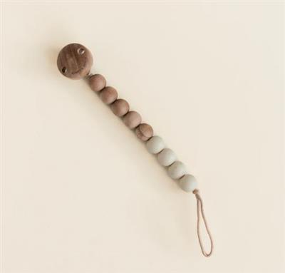 Fopspeenketting Nova walnoot biscuit 
