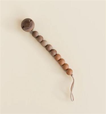 Pacifier chain Nova walnut honey 
