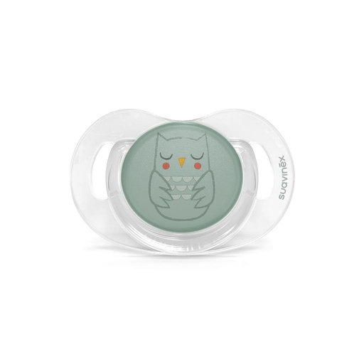 Pacifier 0-6m (sil.) reversible Owl Suav Bonhomia