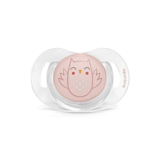 Pacifier 0-6m (sil.) reversible Owl Suav Bonhomia