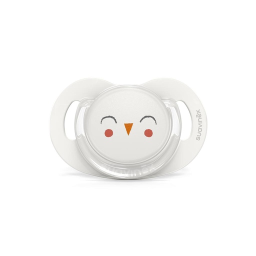 Pacifier 6-18m (sil.) reversible Owl Suav Bonhomia