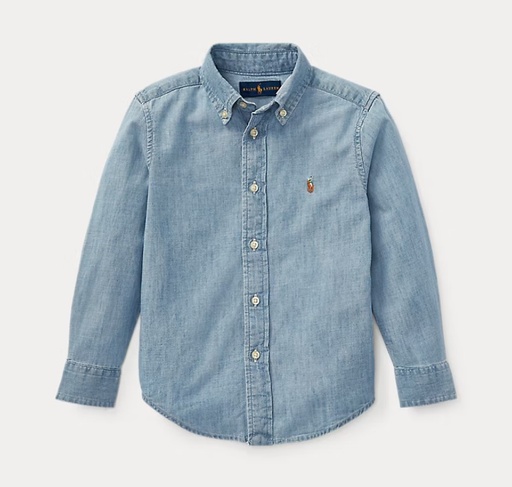 Hemd katoenen chambray (2j-7j) blue 