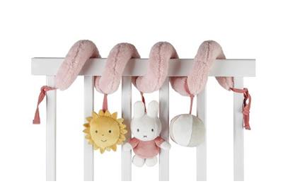 Boxspiraal Fluffy Miffy pink