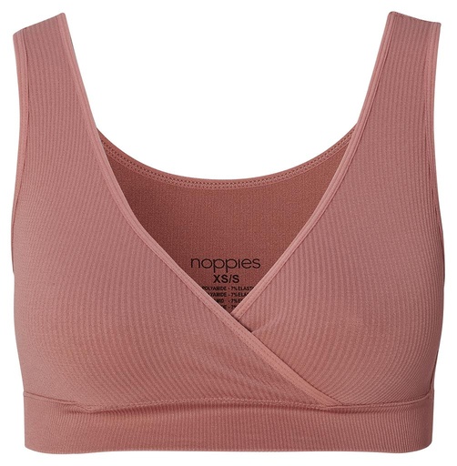 Haut d'allaitement Gayla sans couture burlwood 