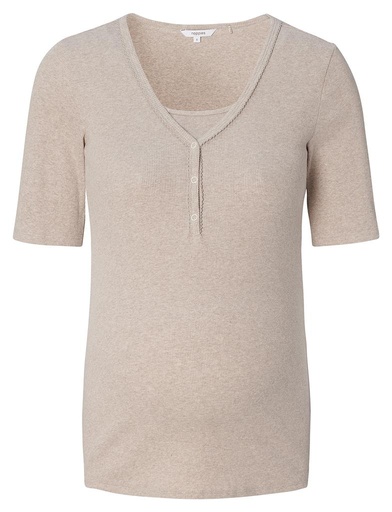 Pyjama d'allaitement Renate taupe melange 