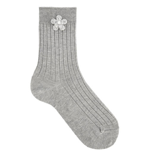 Chaussettes tricotées aluminium 