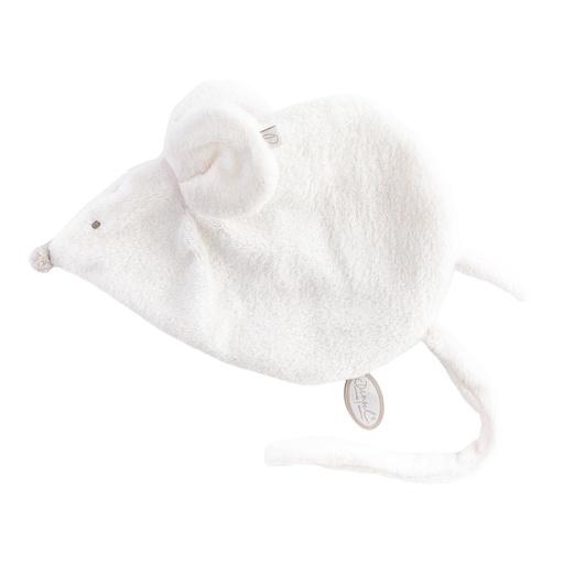 Fopspeendoekje (tuttie) muis Maude wit 