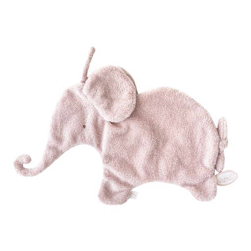 Fopspeendoekje (tuttie) olifant Oscar roos 