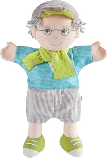 Hand puppet grandpa Peter  