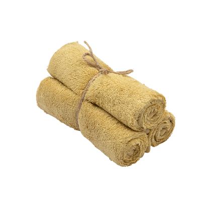 Guest towels 3pcs (29.5x50) honey yellow