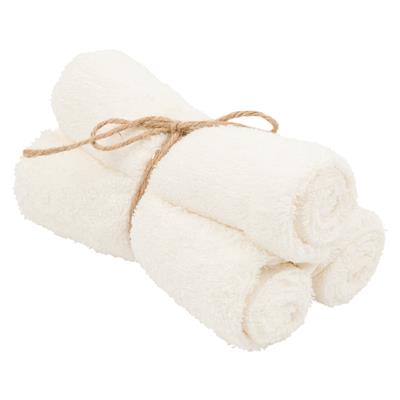 Serviettes pour invités 3pcs (29.5x50) daisy white 29.5X50
