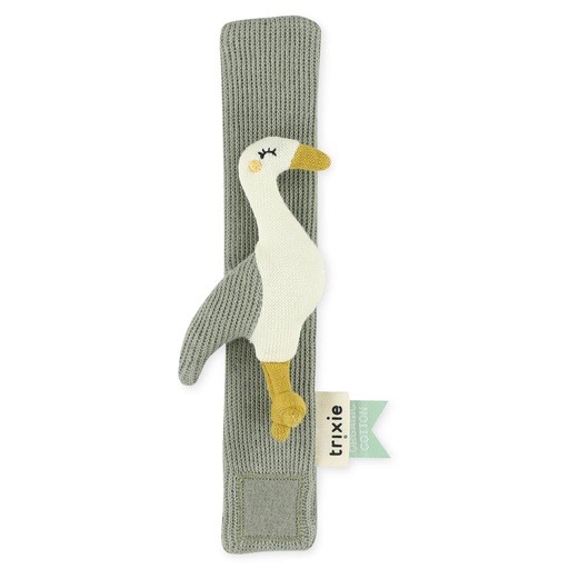 Bracelet rattle knitted heron