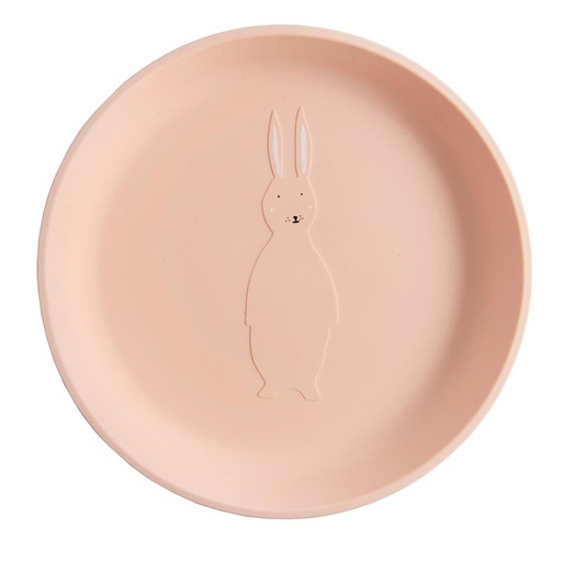 Plate silicone mrs. rabbit 