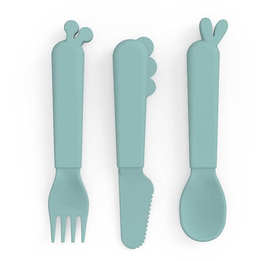 Cutlery set kiddish blue