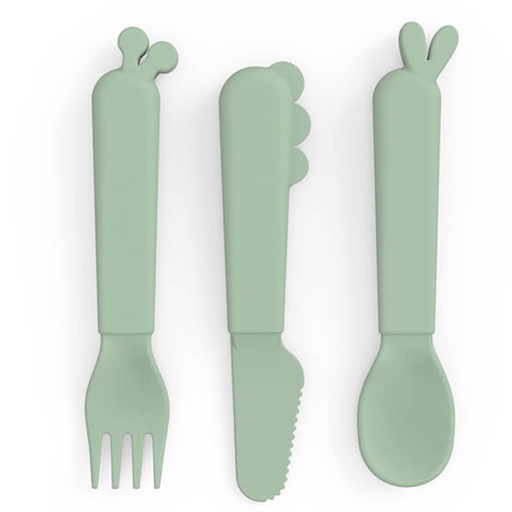 Set de couverts kiddish vert