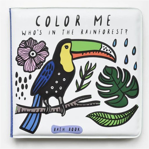 Bath book color me rainforest