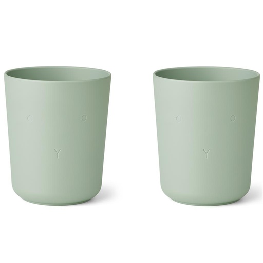 *Beker (2-pack) Stine rabbit (dusty mint)