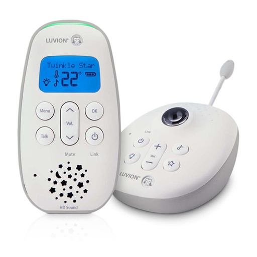 Icône du moniteur de bébé claire 75 wit 