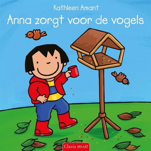 Anna zorgt voor de vogels  