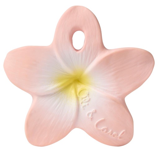 Bijtring bloem pink 
