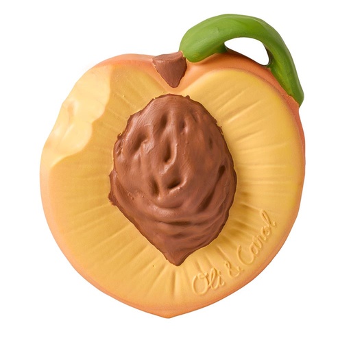 Teething ring peach  