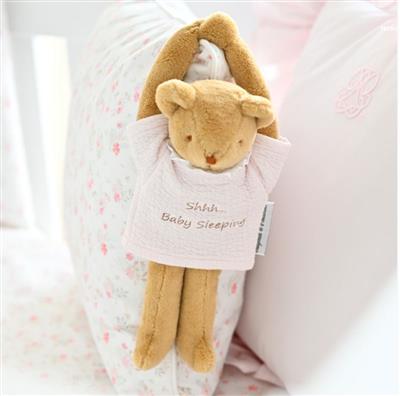 Beer sleeping 26cm roze 