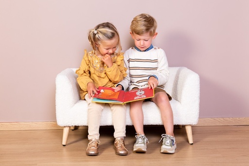 Bankje Teddy off white 