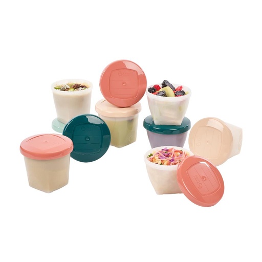 Bocaux de stockage bio 8x250ml & 8x180ml  
