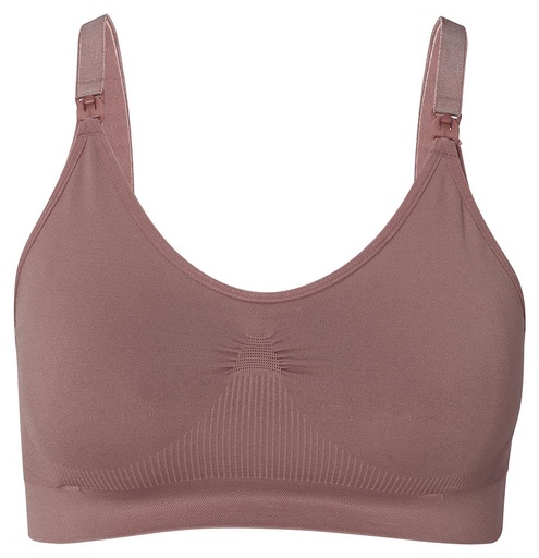 Soutien-gorge d'allaitement Hura sans couture deep taupe 
