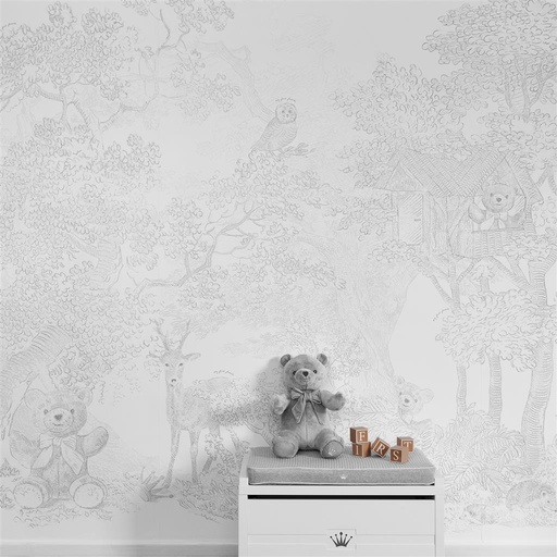Behangpapier op vlies beige 