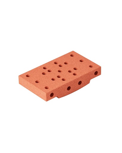 Blokken gebogen burnt orange 