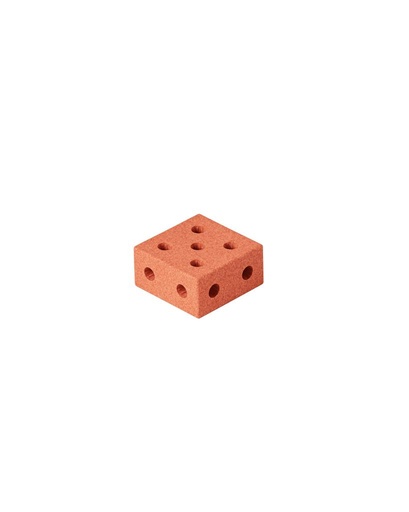Blocs carrés burnt orange 