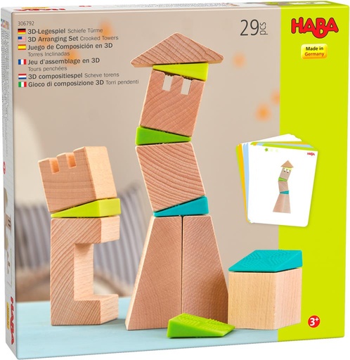 Blocks of leaning towers  