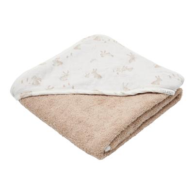 Serviette de bain hydrophile Baby Bunny - 75x75 cm Little Du