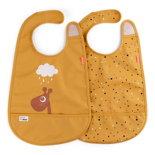Bavoir (paquet de 2) Raffi Doney by Deer  