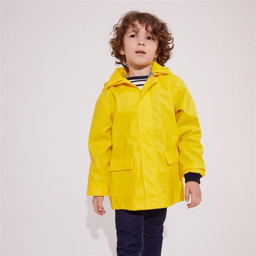 *Waterproof raincoat geel 