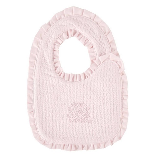 Bib ruffled pink