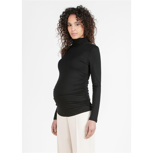 T-shirt Lara zwart strepen 