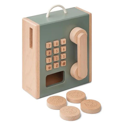 *Phone Rufus faune green - golden caramel mix 