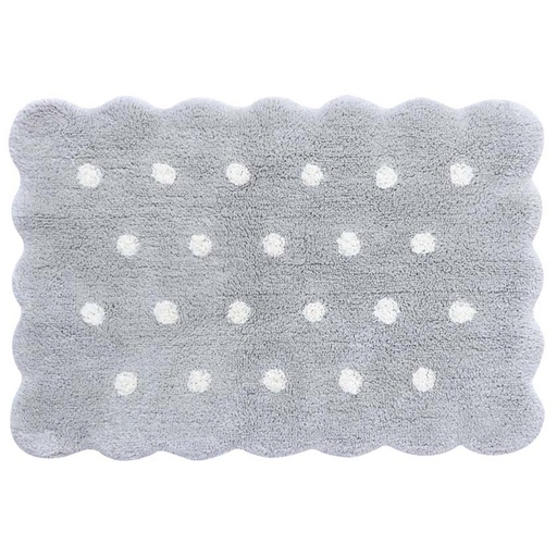 Tapijt mini biscuit pearl grey 70X100