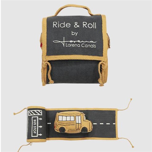 Playmat ride&roll school bus  